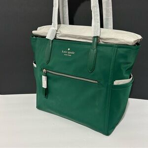 Kate Spade Tote Purse Deep Jade Green Chelsea NWT